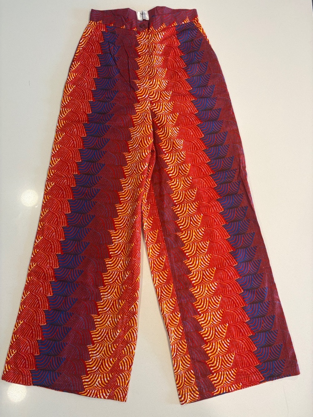 Sika x Anthropologie Printed Wide-Leg Pants